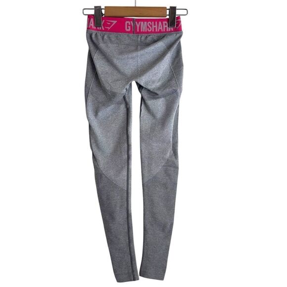 Gymshark Flex Leggings V3 Grey Marl, Sherbet Pink Size XS NWT - Picture 5 of 10